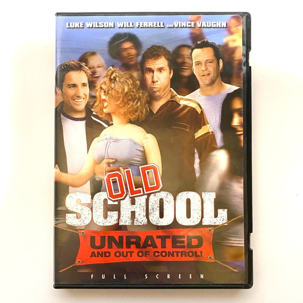 Old School, Unrated, Full Screen, Will Ferrell, Vince Vaughn, DVD